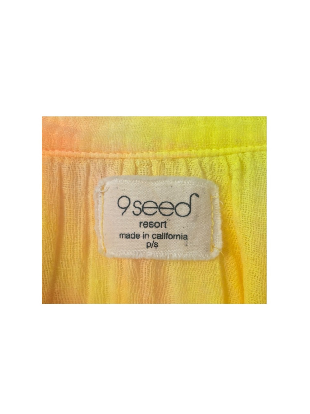 9seed Marrakesh Neon Tie Dye Top - Picture 4 of 5